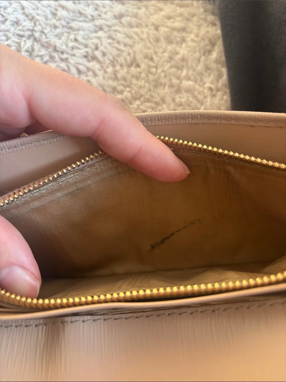 Prada Powder Pink Continental Leather Wallet